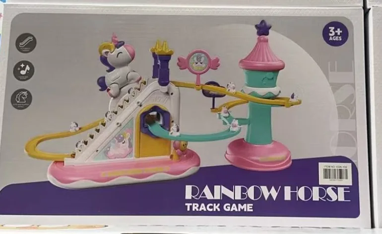 Rainbow Horse Track Game - Sold at Panda Mart